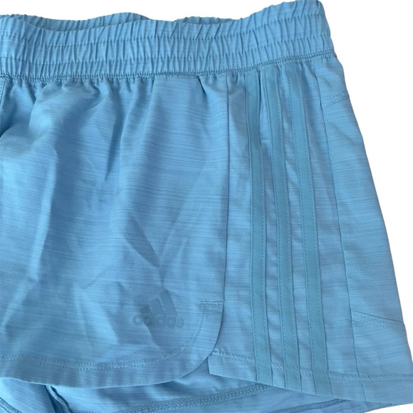 Adidas Aeroready Sky Blue Running Shorts - Picture 2 of 4